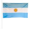 KliKil Bandiera dell'Argentina - Bandiera 150 x 90 cm in poliestere, resistente ai raggi UV e all'acqua, facile da posizionare con 2 occhielli metallici, ideale per celebrazioni, decorazioni ed eventi