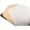 Ideen mit Herz - Cartoncino a specchio, carta metallica, carta metallizzata per artigianato, 20 fogli, formato DIN A4, 200 g/m², colore argento e oro chiaro