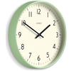 Jones Clocks® Studio orologio | Orologio a parete moderno rotondo | 30cm | Neo mint verde | Numeri facili da leggere | Design versatile per cucina, soggiorno o ufficio