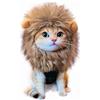 VPOUERY Bello Luna Lion Hair Copricapo per Cani e Gatti Piccoli Lion Mane Parrucca Costume Cosplay per Halloween Festa di Pasqua Festival Party Activity