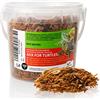 UGF Underground Food UGF - Mix di Cibo Universale per Tartarughe - 90 g in Un Secchio da 500 ml, Cibo bilanciato per Tartarughe, Gammarus, bachi da Seta, Vermi della Farina, gamberetti e Pesce essiccato