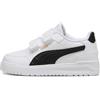 PUMA Sneakers dal Profilo Basso Shuffle Downtown per Bambini 29, White Black Gold