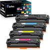 SavFinto 410A Toner compatibile per sostituire HP 410A 410X CF410X CF410A Color Laserjet Pro MFP M477fdw M477fdn M377dw M477fnw M452dn M452dw M452nw M452 M477 M377 (Nero Ciano Magenta Giallo, 4 unità)
