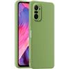 HULLIN Custodia per Telefono in Silicone Colorato, Adatta per POCO F3 / POCO F3 5G / Xiaomi MI 11i (6.67) - Verde Matcha