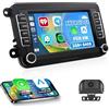 KUFUESGGERTA Radio per VW T5 Golf 5 6 Polo 5 6R Touran Caddy Passat Tiguan Jetta