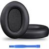 MMOBIEL Cuscinetti Auricolari di Ricambio per Sony WH-XB900N/WH-CH710N/WH-CH720N/WH-RF400/MDR-RF895RK Cuffie Memory Foam e Protein PU Cuscinetti - Padiglioni Cuffie - Nero