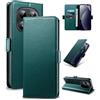 Yunubeyii Cover Libro per Xiaomi Redmi Note 15 Pro+ 5G/Poco M8 Pro - [Blocco RFID] Luxury PU Leather Portafoglio Card Holder Magnetic Phone Custodia con Kickstand, Cover Protettiva Antiurto, Verde