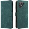 XINNI Cover per Fairphone 5 Custodia, RFID Protection Flip Magnetica Pelle PU/TPU Portafoglio, Verde