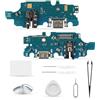 Extkry Connettore di Ricarica per Samsung Galaxy A14 5G Kit Riparazione | Porta di ricarica flat ricarica porta caricabatterie charging port microfono con kit di riparazione.