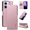 Yunubeyii Cover Libro per Xiaomi Redmi 15C/Poco C85 - [Blocco RFID] Luxury PU Leather Portafoglio Card Holder Magnetic Phone Custodia con Kickstand, Cover Protettiva Antiurto, Rosa