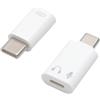 HENGBIRD Adattatore femmina a USB-C maschio Adattatore 2 pezzi a USB C Audio Adapter PD27W Ricarica Rapida Adattatore per Ricarica Data Trasferimento OTG Cuffie per iPhone 17/16/15 Pro Max