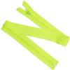 Aerzetix - Set di 8 Cerniere Lampo a Spirale N°5 65cm separabili con cursore - in Metallo Nylon Poliestere - Colore Giallo-Verde Neon - per Cucito Artigianato creazioni Tessili