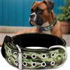 PP COLOR - Collare tattico per cani di taglia grande, larghezza 5 cm, collare militare con maniglia, in nylon resistente, spessore 8 mm, verde, misura L