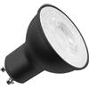 SLV QPAR51 Lampadina LED GU10 6W 2700K Bianco Caldo 450lm dimmerabile 38° nero IP20 - Faretto direzionabile ad alta tensione per faretti da soffitto e incasso