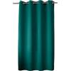 ED ENJOY HOME Tenda oscurante con occhielli argentati, blu smeraldo, 140 x 180 cm, 100% poliestere, tessuto certificato Oeko-TEX, collezione liquirizia