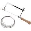 HOMESOM 1pc Coping Saw Telaio in Acciaio con 0,5mm Diamante Filo Sega per Legno, Pietra, Giada, Taglio Metallo, Strumento Mano Multifunzione
