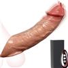 SNOWSEXY Guaina Pene Vibratore Sex Toy Guaina Fallica Prolunghe per il Pene Guaine e Prolunghe Allungamento Giochi Erotiici per Coppie 9 Modalità di Vibrazione Sessuali Masturbtore Uomini, Color Carne