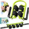COZLOW Strumento di massaggio per drenaggio linfatico 3 in 1 - Massaggiatore per la schiena - Rullo anticellulite - Rilascio miofasciale del punto di attivazione muscolare di braccia e gambe - di Cozlow