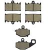 SOMMET Pastiglie freno Anteriori + Posteriore per Kawasaki ZZR 600 1993-2007