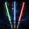 KEGOZ 3 spade fluorescenti per bambini o adulti, spade a LED estensibili con suono FX e rilevatori di movimento per travestimento di Halloween, combattenti di guerra galassia