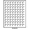 Leuchtturm 316663 MB Cofanetto per Monete 24 x 24 mm - Scomparti Quadrati per 50 centesimi di Euro, 1 Euro, Weimar, 1 sterlina, Quarti di Dollaro USA, Nichel USA