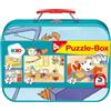 Schmidt Spiele 55892 Puzzle Bobo ghiro in valigetta di metallo, 2 x 26 e 2 x 48 pezzi