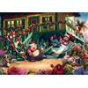 Schmidt 58049 Disney, Lilo e Stitch Aloha Natale, Thomas Kinkade, 1000 Stück Puzzle