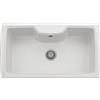 PLADOS Lavello in quarzo da cucina incasso PLADOS HR0860 vasca singola 86cm - Bianco Latte