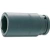 Hazet 1000Slg-36 Inserto Chiave a Bussola per Avvitatori ad Impulso Esagonale, Nero, Attacco Quadro, Cavo, 20 mm 3/4 di Pollice