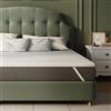 Novilla Materasso Topper 160x200 Altezza 5 cm, Coprimaterasso in Schiuma di Fibra, Topper Matrimoniale Assorbente e Traspirante con 4 Angoli Dotato di Cinghie Elastiche