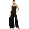Trendyol Black-Draped Wide Trousers Boxer Bambino, 40 da Donna