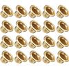 METALLIXITY Attraverso Foro Rivetto (3x3mm) 200pz, Rame Cavo Rivetto Dadi - per Pelle Tela Abbigliamento Fai-da-te Artigianato Creazione, Rame Tono