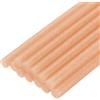 QUARKZMAN Mini Bastoncini di Colla a Caldo per Pistola Colla 7mm x 100mm Glitter Arancione 12pz