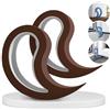 Stoppy, Stoppi, Fermafinestre, Fermafinestra, Fermaporte, Fermaporta, set di 2 (disponibile in 14 colori) (Cioccolato)
