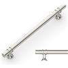 Amerdeco 10 Pezzi Maniglie per Mobili, Oro, Foro 192mm, in Lega di Alluminio, per Mobili da Cucina, Maniglie Armadio e Cassetti UK0002