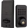 Splenssy serratura intelligente per porta senza chiave con tastiera, con catenaccio con 2 chiavi, password/chiave meccanica/APP Tuya/sblocco manuale, blocco automatico, installazione facile