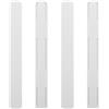 Alipis Guide autoadesive per cassetti, per mobili, cassettiera, cassettiera, 26,4 x 3 x 1 cm, 4 pezzi