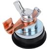 Fukaisu 1 pz Morsetto di Messa a Terra Magnetico Saldatura, Regolabile Strumento di Supporto Morsetto Saldatura Magnetico Accessori per ventosa Multifunzione per Pali Metallici Ringhiere
