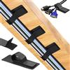 Redamancy FascetteFermacavi da Mettere Sotto la Scrivania,30 Pair Autoadesive Fascette per Cavi, Supporto per Cavi Migliorato, Passacavi Scrivania per Cavi per TV, PC, Laptop, Ethernet, Desktop