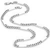 Dankadi Catena cubana maglia 6 mm in 925 argento per uomo donna 16 -30 collana cubana a maglie massicce Miami lunghezza 41-76 cm gioielli regalo per festa, 20 inch, Argento sterling