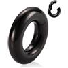 AROWRO 2G 0G 00G Septum Nasenring große nahtlose Ohr Gewicht Hoop große Kaliber Ohrringe für gedehnte Ohren ciondola Kaliber Hanger Chirurgenstahl Plug Tunnel für Ohr Frauen Männer Lobe Stretching