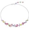 Swarovski Collana Gema, Taglio misto, Multicolore, Placcato rodio