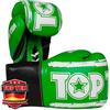 TOP TEN Guantoni da boxe Roundup - 10 oz, verde/bianco