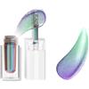 Lilbitty Glitter Ombretto Liquido Camaleonte Ombretto Metallico Multicolore Cangiante Lunga Durata Olografica Topper Occhi Glitter, Aurora