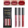 Desing Wish Set di 3 rossetti rossetti per labbra per 24 ore di tenuta, opachi, lucidalabbra, rossetto, rosa, rossetto, rossetto, rossetto, rossetto, rossetto, balsamo per labbra rosse, rossetto