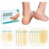 Promifun 13ct Bende adesive per vesciche in gel idrocolloide, impermeabili, per talloni, piedi, dita dei, dito, per prevenzione e recupero, Hydrocolloid Gel Blister Bandages(Variety Pack)