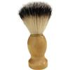 Ncheli Pennello da Barba in Legno con Setole Sintetiche Morbide