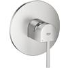 Grohe Plus rubinetto doccia da incasso con miscelatore, 24059DC3, Plus supersteel [Rubinetteria Bagno > Rubinetteria Doccia]