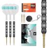 Target Darts Rob Cross 95K Punta in Acciaio Swiss Point Freccettes, 95% Tungsteno Freccettes con K-Flex Voli, 22G | Voltage Dart, Player Edizione Swiss Points K Flex Dart Set, Swiss Point Tool Incluso
