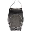 VEGA HOLSTER Porta targhetta in pelle Vega 1WB50 con collana CC e